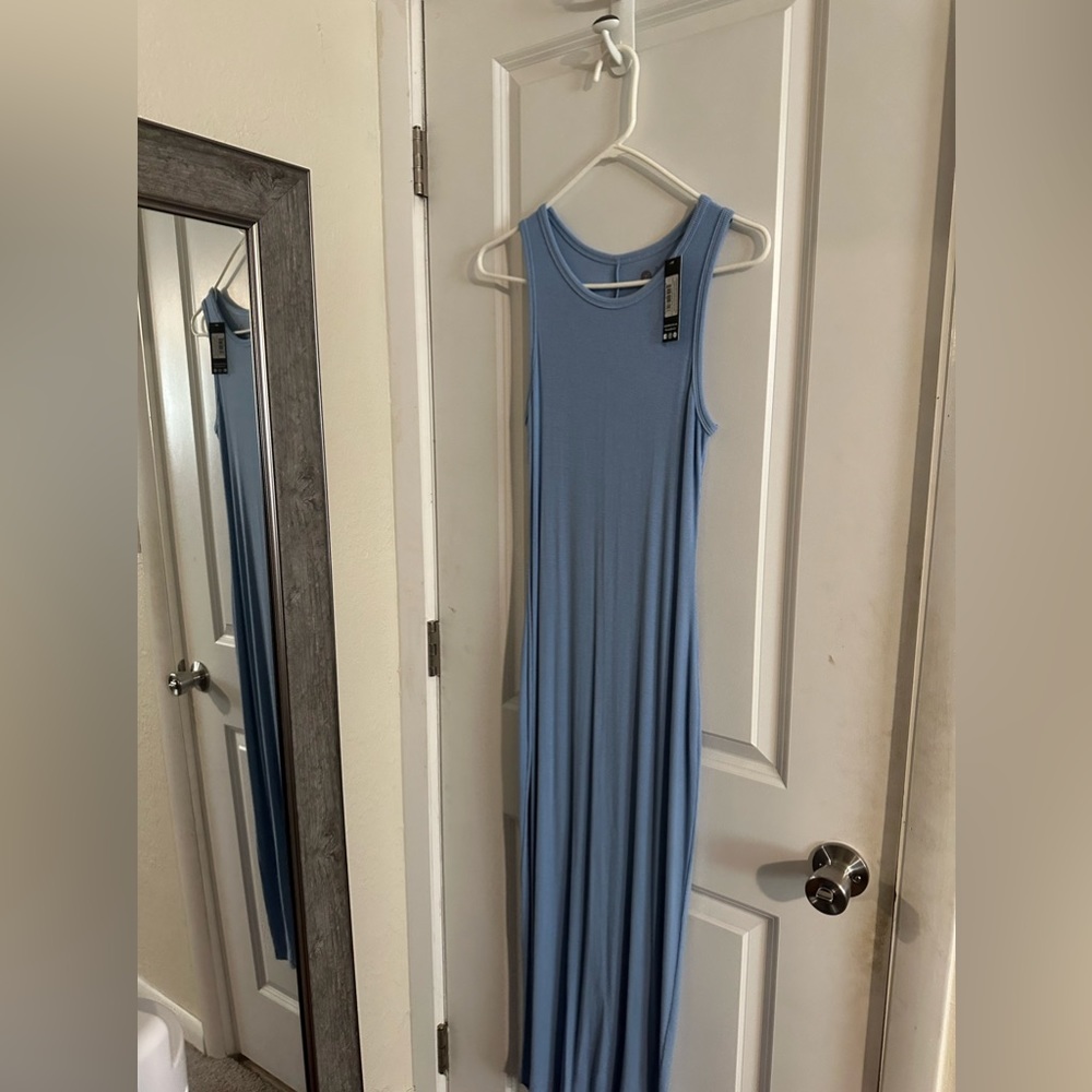 Kindred Bravely Ribbed Bamboo Maternity Midi Dress - size small NWT